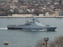 «Потопленный» российский патрульный корабль «Василий Быков» вернулся в Севастополь