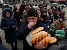 За три дня в освобождённые населённые пункты ДНР доставили 65 тонн продуктов питания