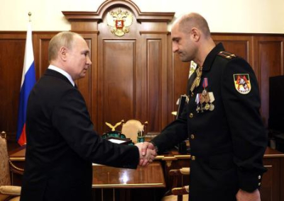 Президент России встретился с комбатом «Спарты» Артёмом Жогой