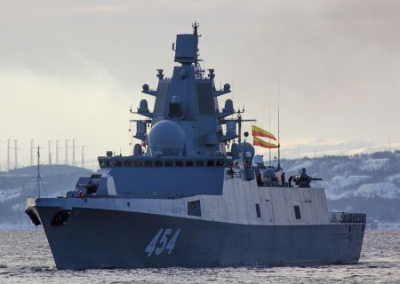 Фрегат «Адмирал Горшков» вышел на боевое дежурство с ракетами «Циркон»