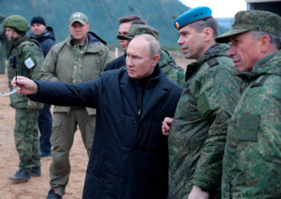 Путин побывал в зоне спецоперации