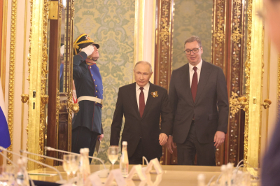 Польские СМИ посчитали подарки, полученные Вучичем от Путина 9 мая