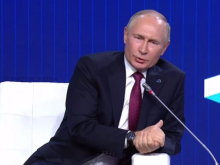 Путин: российские потери в десять раз меньше, чем у Украины