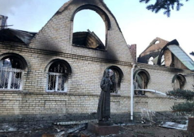 Украинские террористы убили монаха и монахиню в Николо-Васильевском монастыре в селе Никольское под Угледаром