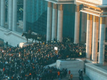 Монголы вышли на массовый протест из-за воровства угля чиновниками
