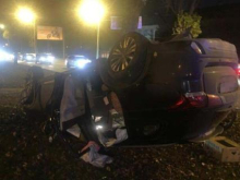 В Харькове пьяный полицейский протаранил три машины