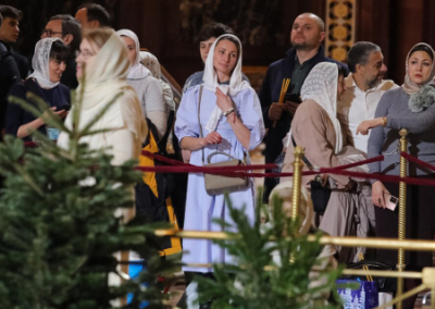 В МВД РФ объявили о падении посещаемости российских храмов на Рождество