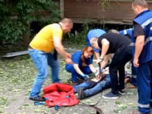Снаряды ВСУ разорвались на бульваре Пушкина в Донецке