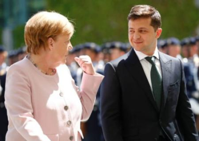 Я не ожидаю, что канцлер приедет в Киев с подарками — Зеленский о визите Меркель