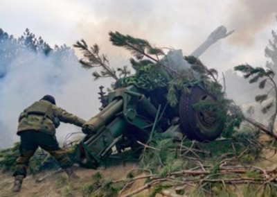 «Победа будет за нами!» Украинские фашисты находятся под усиленным артиллерийским огнём российских войск в битве за Авдеевку