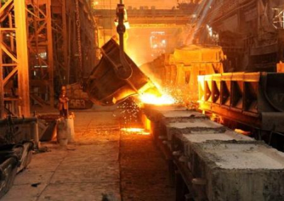 На Алчевском металлургическом комбинате (АМК) завершили ремонт доменной печи №1