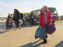 ВСУ обстреляли колонну автобусов с беженцами под Харьковом, направлявшуюсяся в сторону РФ