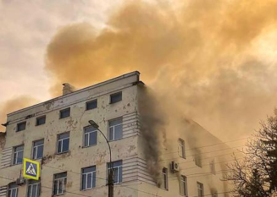 Пожар произошёл в оборонном НИИ в Твери