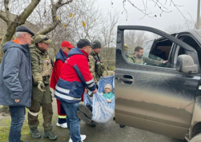 Из Каховки эвакуируют маломобильных граждан