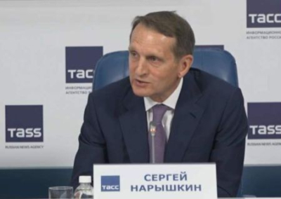 Нарышкин: в Киеве было принято решение окончательно  задушить Донбасс в 2022 году