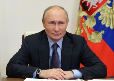 Президент России Владимир Путин поздравил главу ДНР с Днём Республики