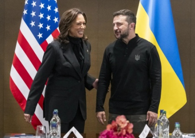 Участники саммита по Украине досрочно его покидают, как вице-президент США Камала Харрис