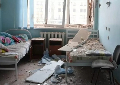 Формирования Украины обстреляли больницу и железнодорожный вокзал в Донецке