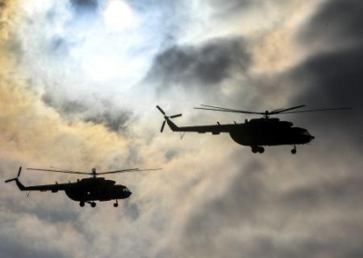 Климово в Брянской области обстреляли два вертолёта ВСУ