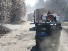 В освобождённый город Изюм доставили гумпомощь из России: украинская блокада закончилась