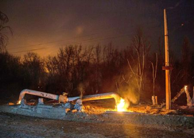 В ЛНР ночью произошёл взрыв на газопроводе. Власти республики заявили о диверсии