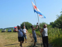На Полтавщине против мэра возбудили уголовное дело за фото с флагом советских ВМС