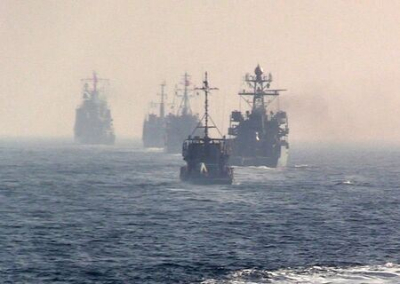В Чёрном море прошли совместные учения украинских катеров и кораблей НАТО