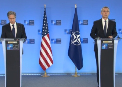 Госдеп намерен обсудить с НАТО ситуацию на границе России и Украины
