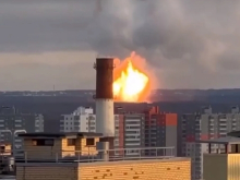 В Ленинградской области взорвался газопровод, начался пожар