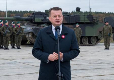 Польша разместила танки на границе с Белоруссией