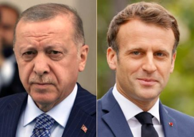 Эрдоган заявил о несоответствии Макрона должности президента Франции