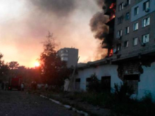 В результате обстрелов Первомайска (ЛНР) с конца февраля разрушено и повреждено 266 объектов жилого фонда