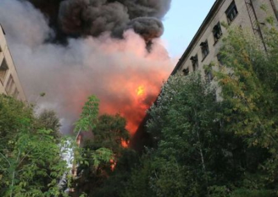 Позиционные бои в районе Харькова, гремят взрывы, ревут сирены тревоги