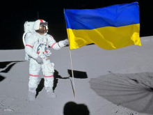 Украина возвращение в большой космос начнёт с установки флага на Луне