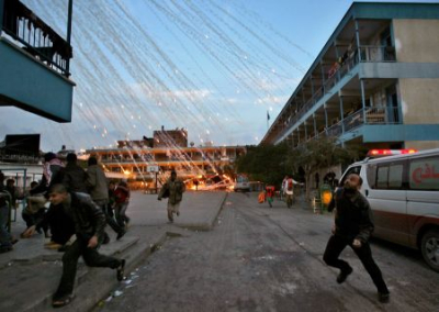 Израиль бомбит мирное население Палестины и Ливана запрещёнными снарядами с белым фосфором