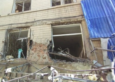 Нацисты обстреляли центр Донецка. Целый день под обстрелом Кировский район. Ранены гражданские