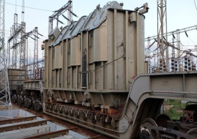 В ЛНР продолжают восстанавливать объекты электроснабжения: на Луганскую ТЭС прибыл первый автотрансформатор
