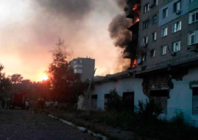 В результате обстрелов Первомайска (ЛНР) с конца февраля разрушено и повреждено 266 объектов жилого фонда