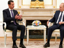 Путин принял Асада в Кремле