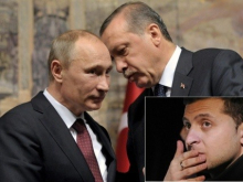 Перед визитом Зеленского в Турцию Эрдоган обсудил с Путиным обострение в Донбассе