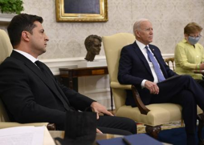 Офис президента Украины обнародовал совместное заявление США и Украины по итогам переговоров Зеленского и Байдена