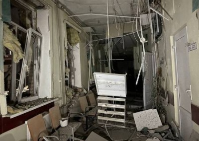 Террор и военное преступление. ВСУ разбили больницу Калинина в Донецке