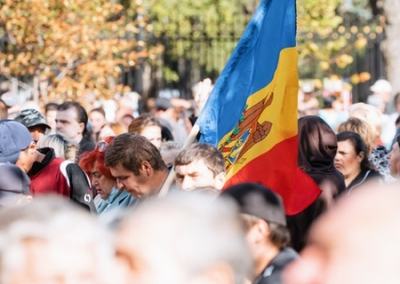 Молдаване вышли протестовать против Евросоюза