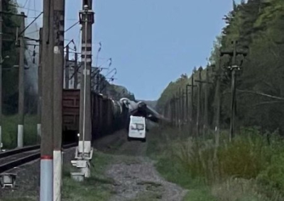 Очередная диверсия в Брянской области — с рельс сошли 20 вагонов