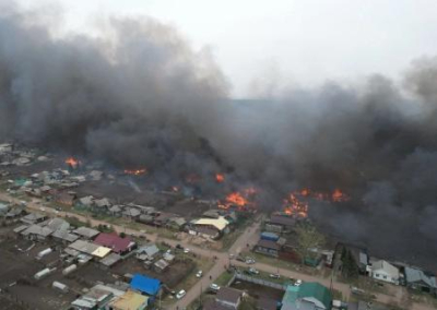 Пожар унёс жизни пяти человек в Красноярском крае
