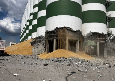 В Турции после взрыва повреждено 20 тысяч тонн зерна