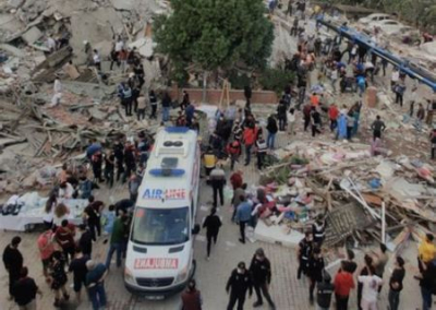 Число погибших и раненых при землетрясении в Турции и Сирии растёт. МЧС РФ помогает в ликвидации последствий