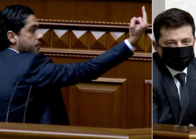 Гео Леросу вручили подозрение за оскорбительный жест в адрес Зеленского