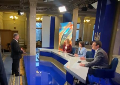Порошенко устроил скандал, ворвавшись в эфир телеканала «Рада»