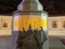 В Одессе на памятнике Суворову написали «ты следующий»